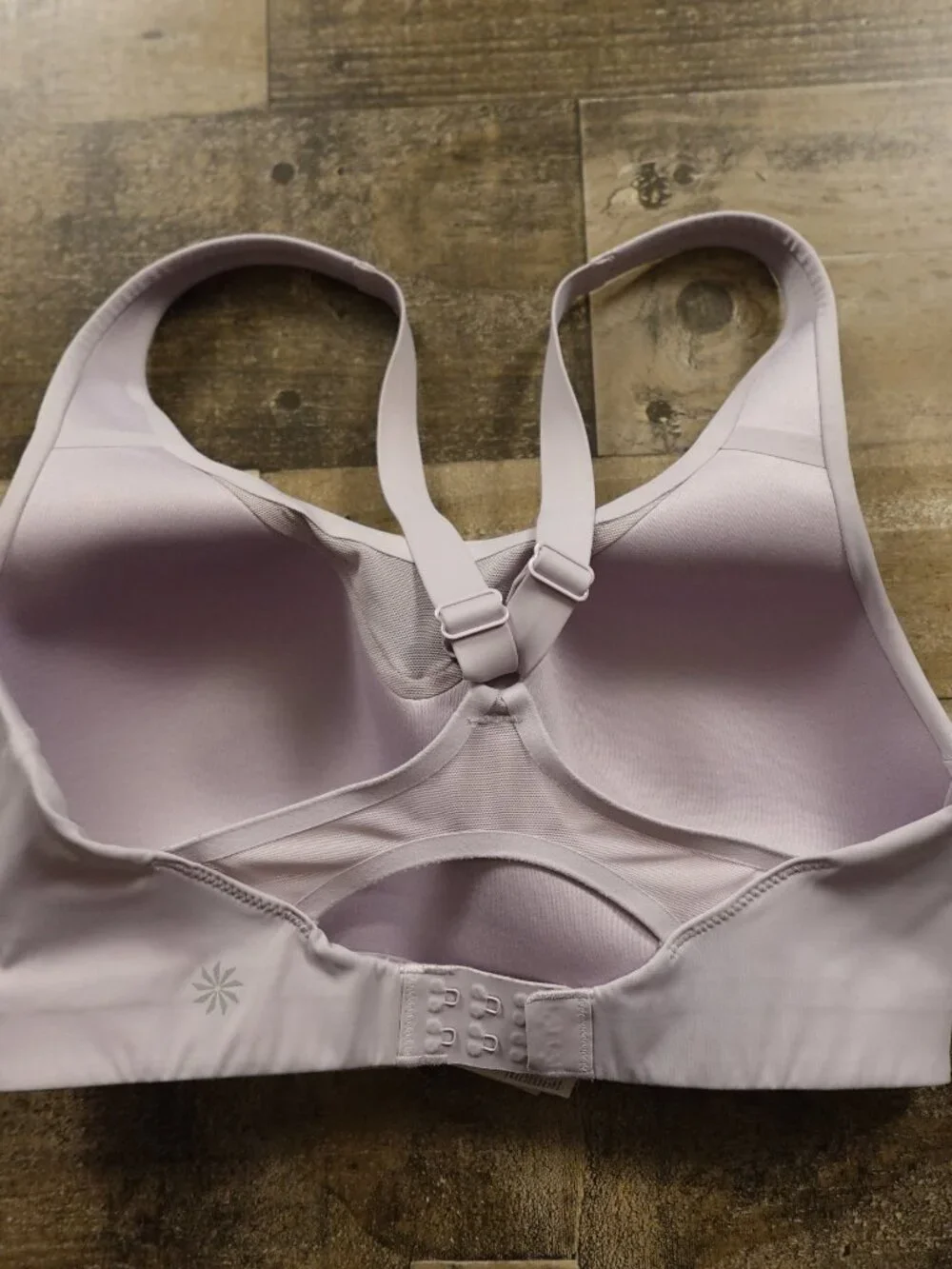Athleta Advance Bra B-G 32DD Women's Light Purple High Impact Sports Bra
